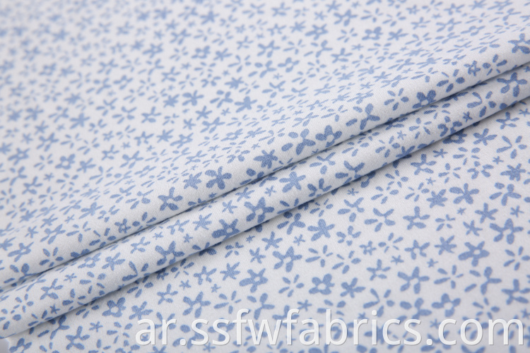 Small Flowers Pattern Fabric Custom Printing